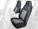 Rugged Ridge 13241.09 Custom Fabric Front Seat Covers Pair GRAY/BLACK For 1992-95 Jeep Wrangler (1324109)