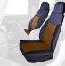 Rugged Ridge 13213.04 Black/Tan Custom Neoprene Front Seat Cover - Pair (1321304)
