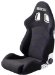 Sparco R505 Black Seat with Blue Stitching (00962NRAZ)