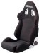 Sparco R505 Black Seat with Red Stitching (00962NRRS)