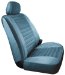 Saddleman SureFit Windsor Velour Bench Seat Cover - Blue (17948603)