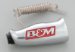 B&M 80658 Brushed Aluminum T-Handle Shifter Grip With Button And SAE Thread Inserts (80658, B3280658)
