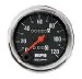 Auto Meter 2492 Traditional Chrome 3-3/8" 120 mph In-Dash Mechanical Speedometer with Trip (2492, A482492)