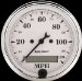 Auto Meter | 1688 3 1/8" Old Tyme White - Speedometer - Electric - Programmable - 120 MPH (1688, A481688)