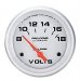 Auto Meter 4391 Ultra-Lite Short Sweep Electrical Voltmeter Gauge (4391, A484391)