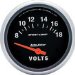 Auto Meter 3592 Sport-Comp Electric Voltmeter Gauge (3592, A483592)