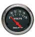 Auto Meter 2592 Traditional Chrome 2-1/16" 8-18 Volt Short Sweep Electric Voltmeter (2592, A482592)