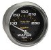 Auto Meter 4737 Carbon Fiber Short Sweep Electric Water Temperature Gauge (4737, A484737)