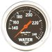 Auto Meter 3433 2-5/8" Mechanical Water Temperature Gauge with 12' Tubing (3433, A483433)