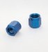 Earl's 581805 Blue Anodized Aluminum -5AN Tube Nut - Set of 2 (581805ERL)