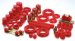 Energy Suspension 8.18101G Hyper-Flex System Red Complete Master Bushing Set (818101-G, 8-18101G, 818101G)