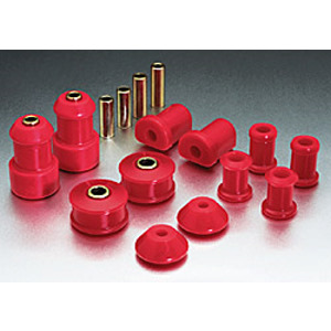 Energy Suspension 33179R Control Arms - Energy Suspension Front Control Arm Bushing Sets Control Arm Bushings - Front - Upper - Lower - Polyurethane - Red - Buick - Riviera - Wildcat - Electra - Kit (33179R, 3-3179R)