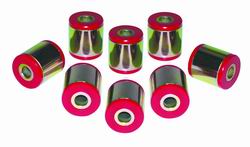 Prothane 8-313 Red Rear Upper and Lower Control Arm Bushing Kit (8313, 8-313, P888313)