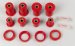 Prothane 7-207 Red Front Control Arm Bushing Kit (7-207, 7207)