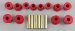 Energy Suspension 4.2134R Red Complete Spring and Shackle Set (4-2134R, 42134R)