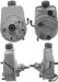A1 Cardone 20-8720 Remanufactured Power Steering Pump (20-8720, A1208720, 208720)