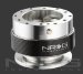 NRG Universal Steering Wheel Quick Release Kit Gen 1.5 Silver/Carbon Fiber (Srk-100cf, NRG-SRK-100CF, SRK-100CF)