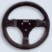 Sparco 015P285SN Black Suede Steering Wheel (015P285SN)