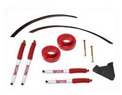 Pallet Kit; 2 in. Lift; Incl. Front Ploy Spacers; Rear Add-A-Leafs; Front Track Bar Bracket; Set Of 4 Nitro Shocks; Hardware; (F525PN, S97F525PN)