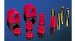 Energy Suspension 45135R Red Front Sway Bar Bushing Set (45135-R, 4-5135R, 45135R)