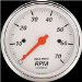 Auto Meter | 1398 3 1/8" Arctic White - Tachometer - Electric - 7,000 RPM (1398, A481398)
