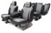 Coverking CSC1A8VO7024 Gray/Black Leatherette Custom Seat Cover (CSC1A8VO7024, CSC1A8-VO7024, C37CSC1A8VO7024)