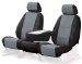 Coverking Custom-Fit Front Bucket Seat Cover - Leatherette, Black-Gray (CSC1A8-TT7447, CSC1A8TT7447, C37CSC1A8TT7447)