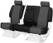 Coverking Custom-Fit Second Row Bench Seat Cover - Leatherette, Black-Charcoal (CSC1A9-TT7455, CSC1A9TT7455, C37CSC1A9TT7455)
