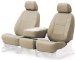 Coverking Custom-Fit Bucket Seat Cover - Leatherette, Beige (CSC1A4-BM7151, CSC1A4BM7151, C37CSC1A4BM7151)