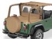 Bestop 9001937 Jeep Accessories - Duster Deck Cover w/ factory soft top bown folded down Wrangler 97-02 Spice (9001937, D349001937, 90019-37)
