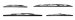 160-1419 Denso First Time Fit Windshield Wiper Blade (1601419, 160-1419)