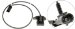 DORMAN 970-036 ABS SENSOR WITH HARNESS (970-036, 970036, CPD44576, RB970036)